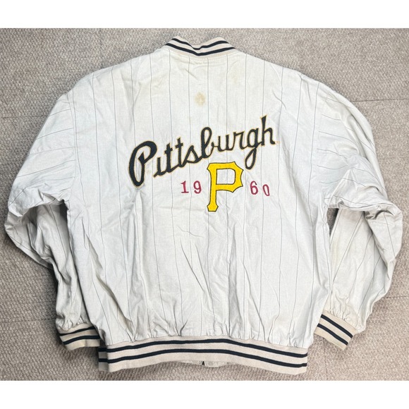 Mirage‎ Vtg MLB Pittsburg Pirates 1960 World Series Reversible Jacket Size XL - Picture 7 of 14